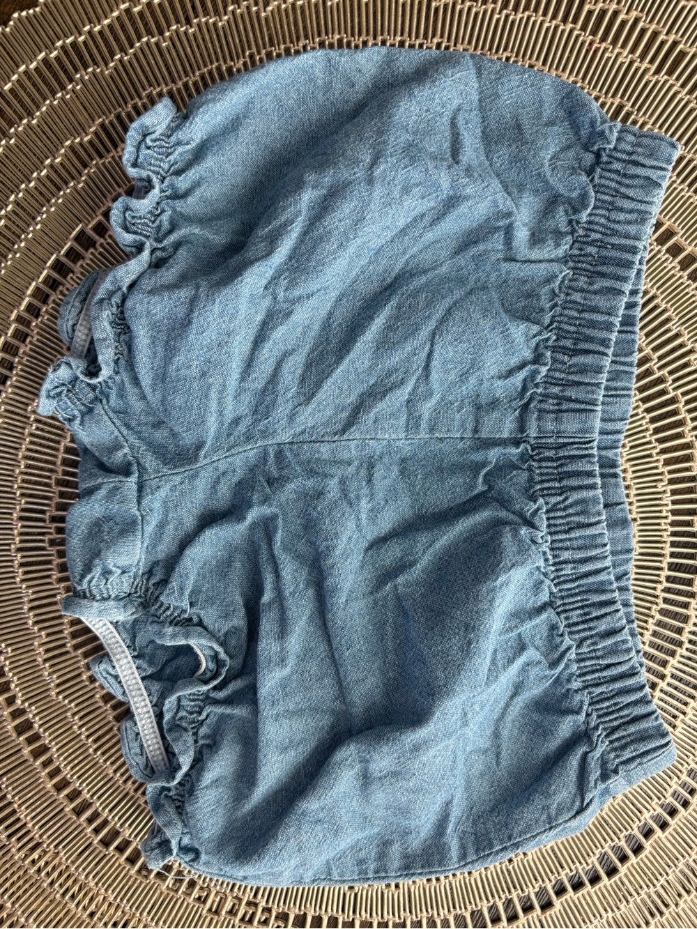 3-Pack Baby Girl Shorts - Blue, Pink & Floral - Picture 3 of 4